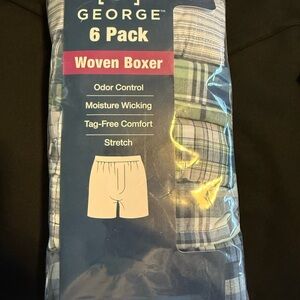 George Men's Woven Boxer 6-Pack - xxl. Missing one pair